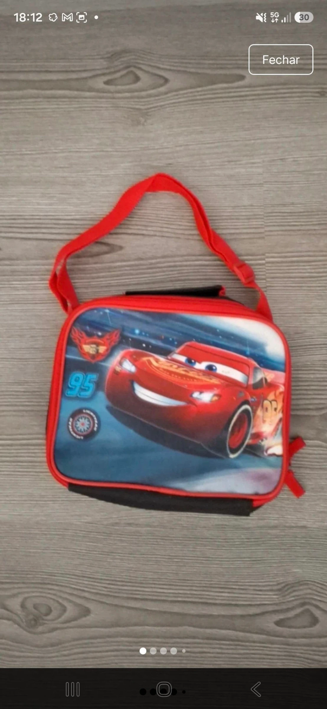 Lancheira Faísca Disney Pixar